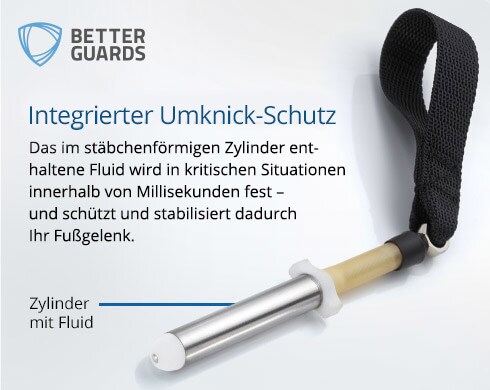 Und so funktioniert der Umknick-Schutz Und so funktioniert der Umknick-Schutz