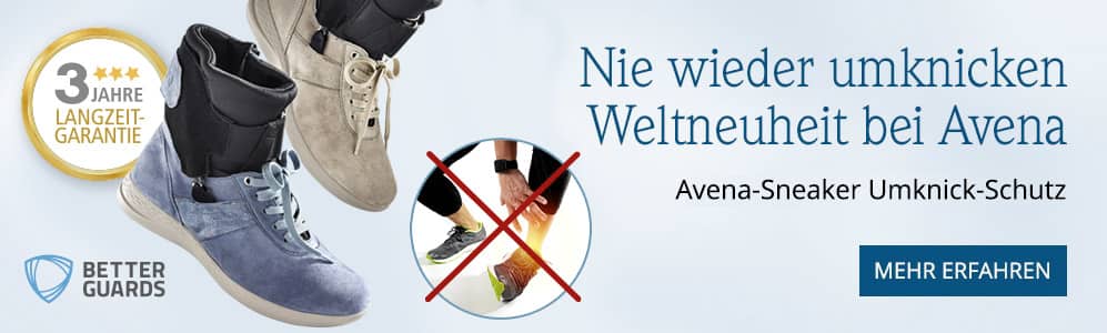 Avena-Sneaker Umknick-Schutz Avena-Sneaker Umknick-Schutz
